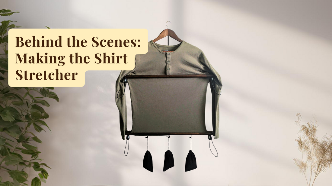 Behind the scenes in the Shirt Stretcher making process.